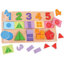 Obrázek Bigjigs Toys Didaktická deska Čísla, barvy, tvary