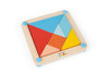 Obrázek Dřevěná hračka Origami Tangram s předlohami Janod 25 ks karet série Montessori
