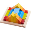 Obrázek HABA – Dřevěná stavebnice pro děti Geomix mozaika