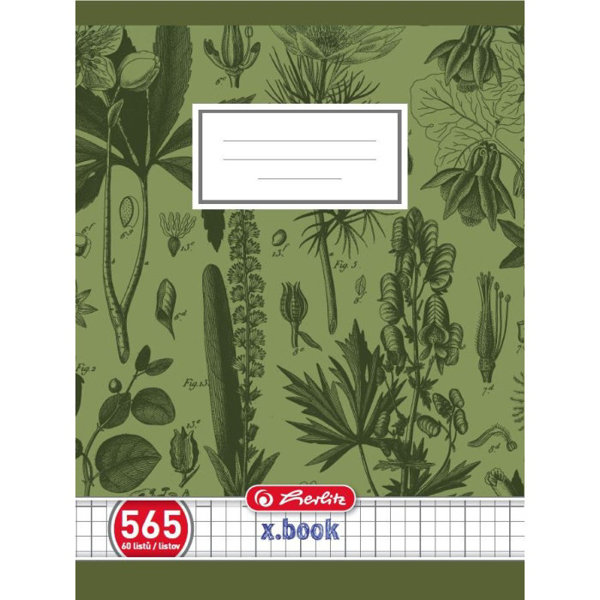 Obrázek Školní sešit 565, A5/60 listů, čtvereček