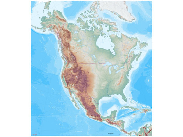 Obrázek Obří mapa Severní Ameriky