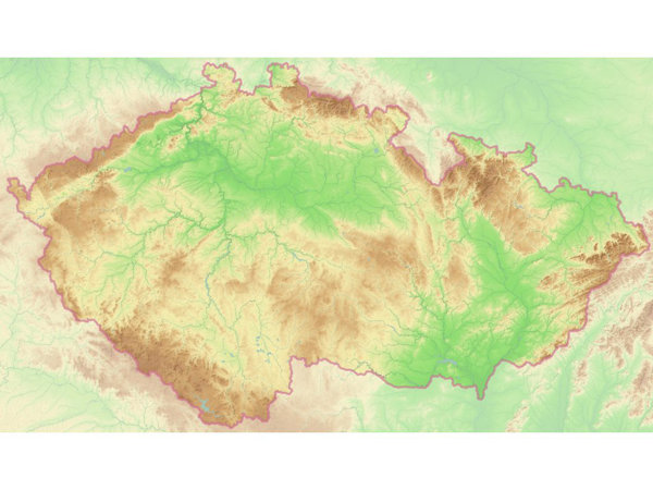 Obrázek Velká mapa Česka