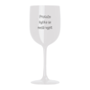 Obrázek Plastová sklenice na víno - Protože kytka se nedá vypít