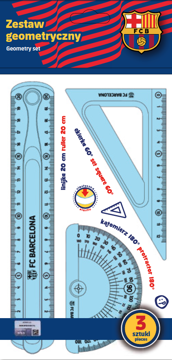 Obrázek Geometrická sada FC Barcelona 3 kusy