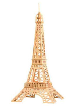 Obrázek Woodcraft Dřevěné 3D puzzle slavné budovy Eiffelova věž