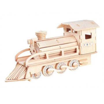 Obrázek Woodcraft Dřevěné 3D puzzle lokomotiva