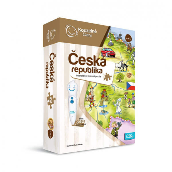 Obrázek Kouzelné čtení - Puzzle Česká republika