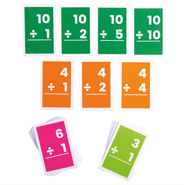 Obrázek Bigjigs Toys Kartičky dělení 1-10