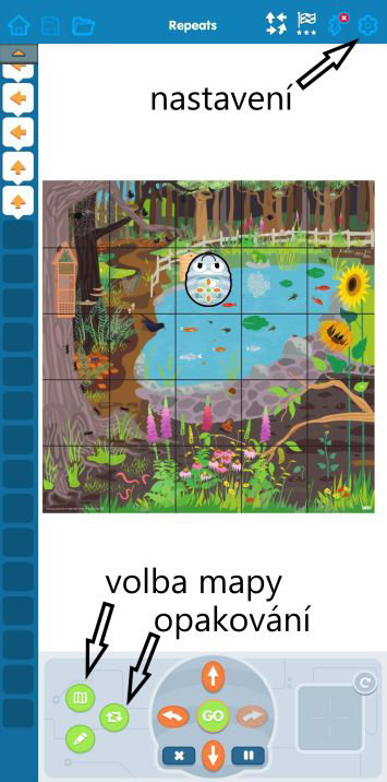 Volba mapy